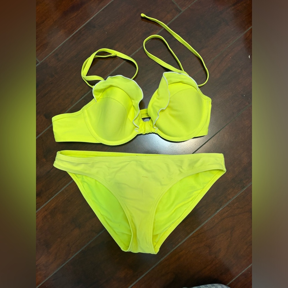 Vibrant Yellow Bikini Set